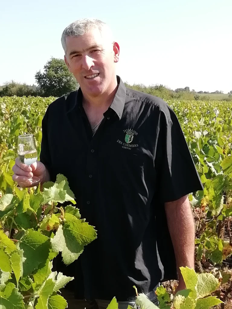 Guillaume Loiret, viticulteur à Vertou, domaine des cormier
